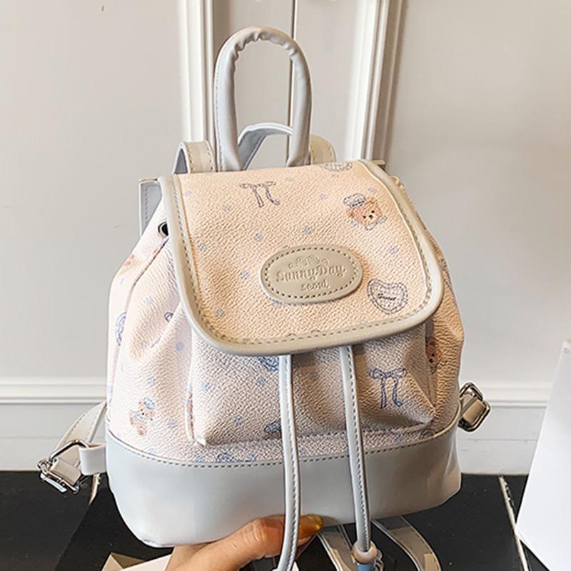 Schoolbag1011 Summer New Floral High-Appearance Casual Backpack Niche High-Appearance Daily Commuter Handbag