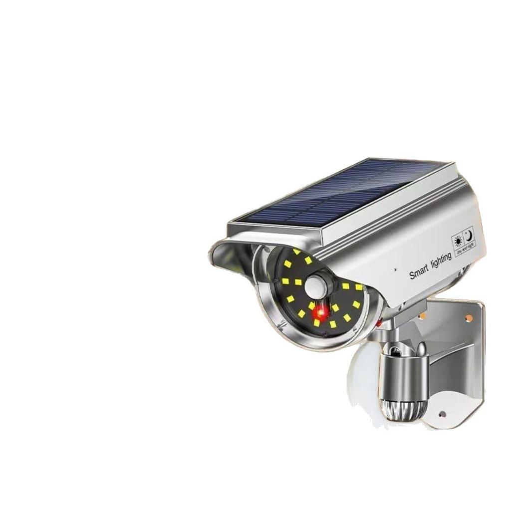 2025 Solar Surveillance Light with Voice Prompt and Auto Sensing for Outdoor Use