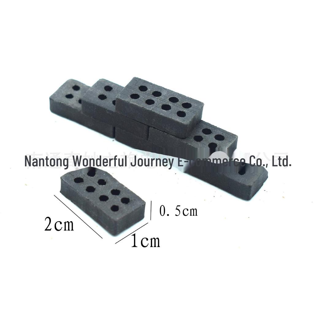 1:Kit de bricolaj cu 16 case de cărămidă în miniatură pentru copii