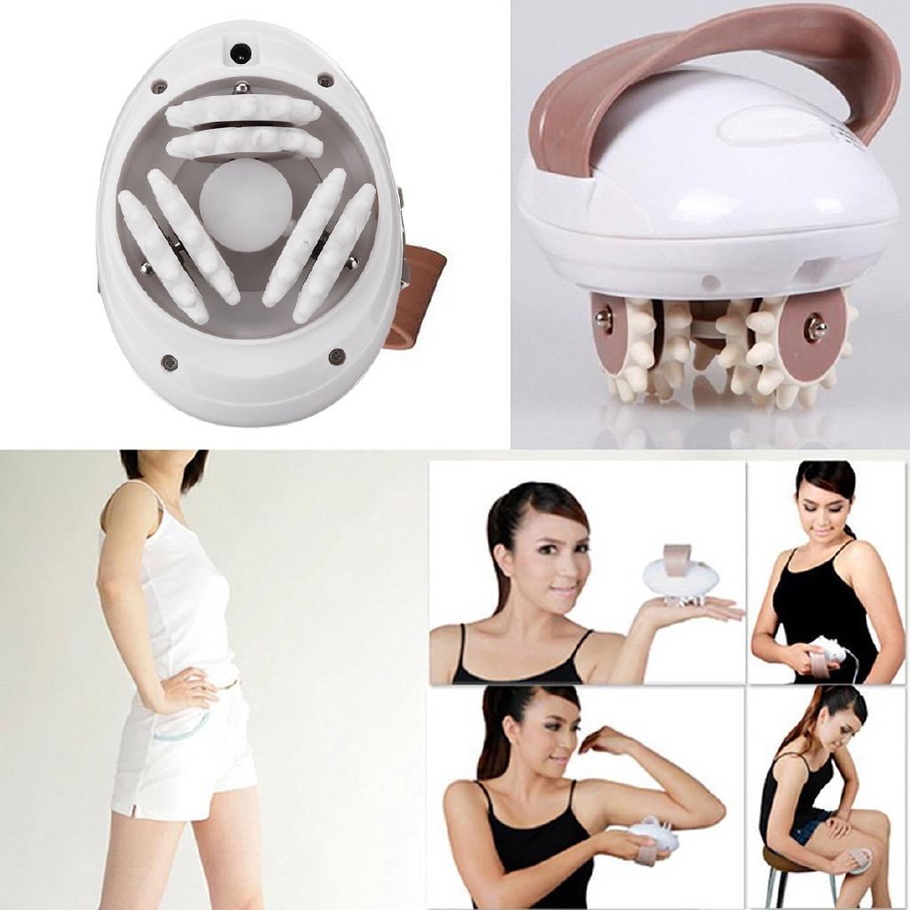DC12V 3D Electric Face Body Massager Slimming Roller Fat Burning Weight Loss Machine Universal for Body Face Massager
