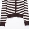 2025 Spring Women's Striped Knit Cardigan: Versatile, Casual, Round Neck