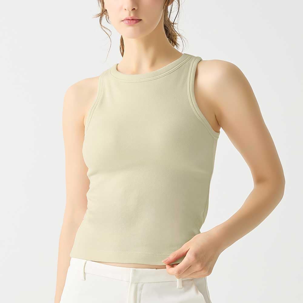Gunze Tuche TC7258 Casual Padded Inner Soft Ivory Women's Top,
