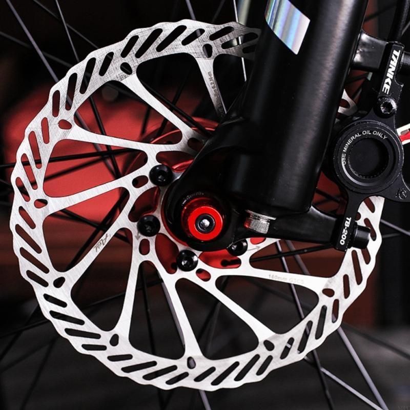 N0PC 2 szt. 160mm Tarcza Hamulcowa do Roweru 2 Kolory Opcjonalne dla Roweru Szosowego, MTB, BMX