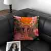 KKarol G TropicoquetA Sänger Kissenbezug Natürlicher Leinen Bio-Stoff Beidseitiger Druck Sofa Heimdeko Geschenk Kissenhülle