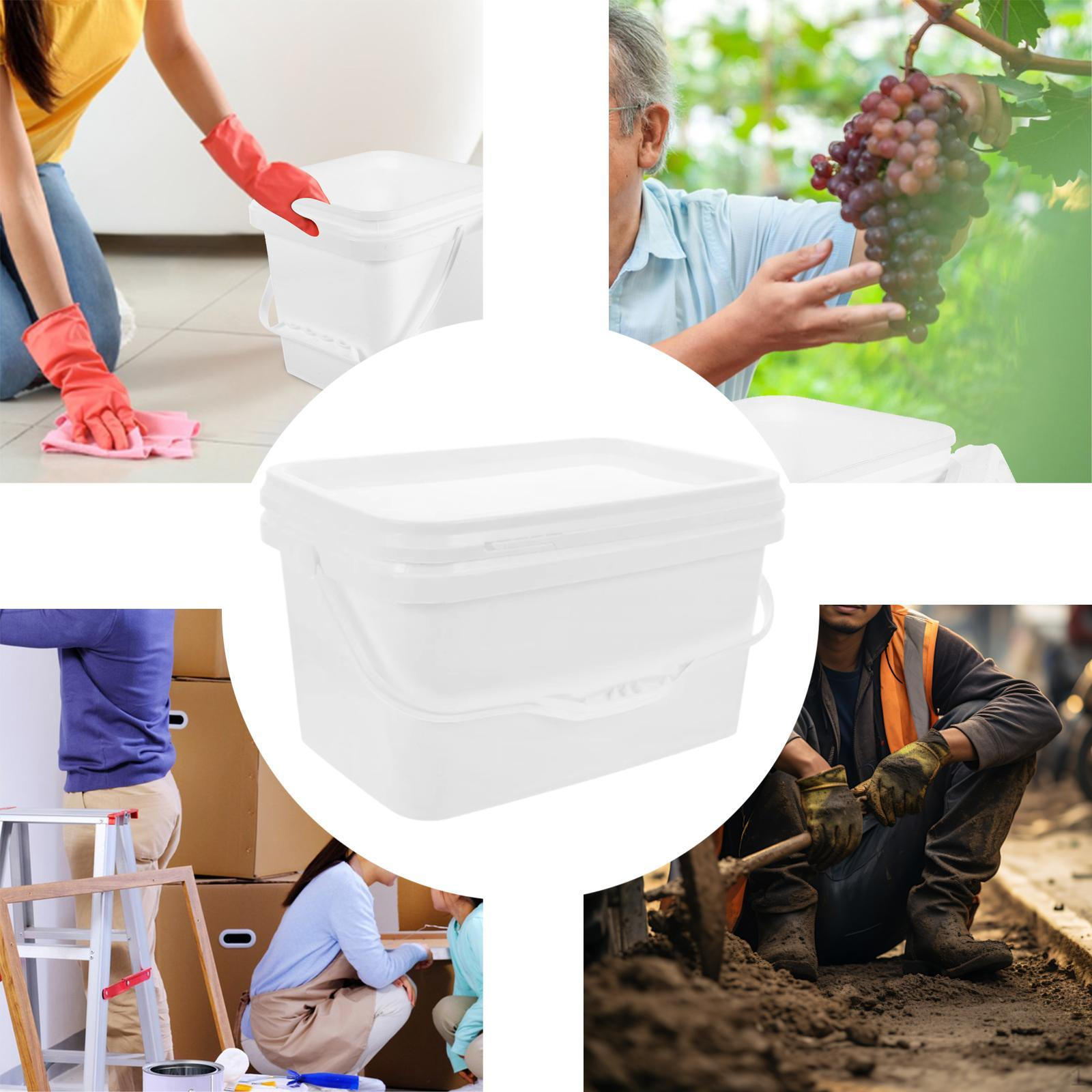 

Відро для фарби. Органайзер для змішування пігментів для малювання для прикраси 3 L