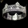 Hair Ornaments Baroque Crown Shiny Princess Tiara Elegant Rhinestone Crown  Man