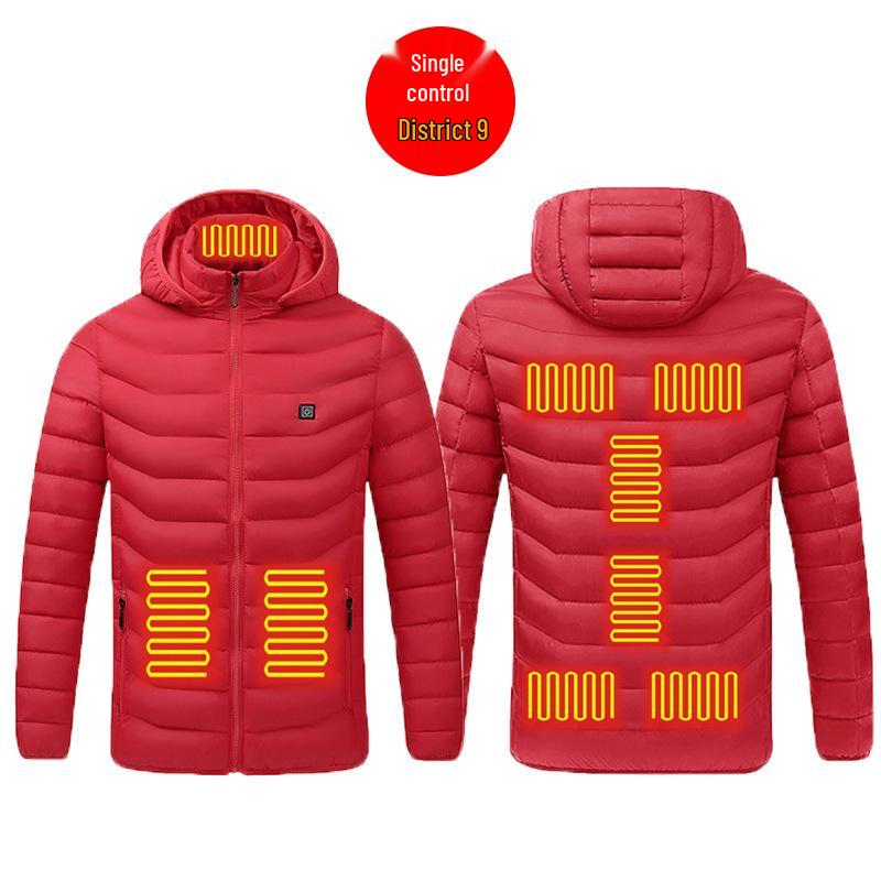 Intelligente temperaturkontrollierte beheizte Baumwolljacke: Elektrisch, Warm und Bequem