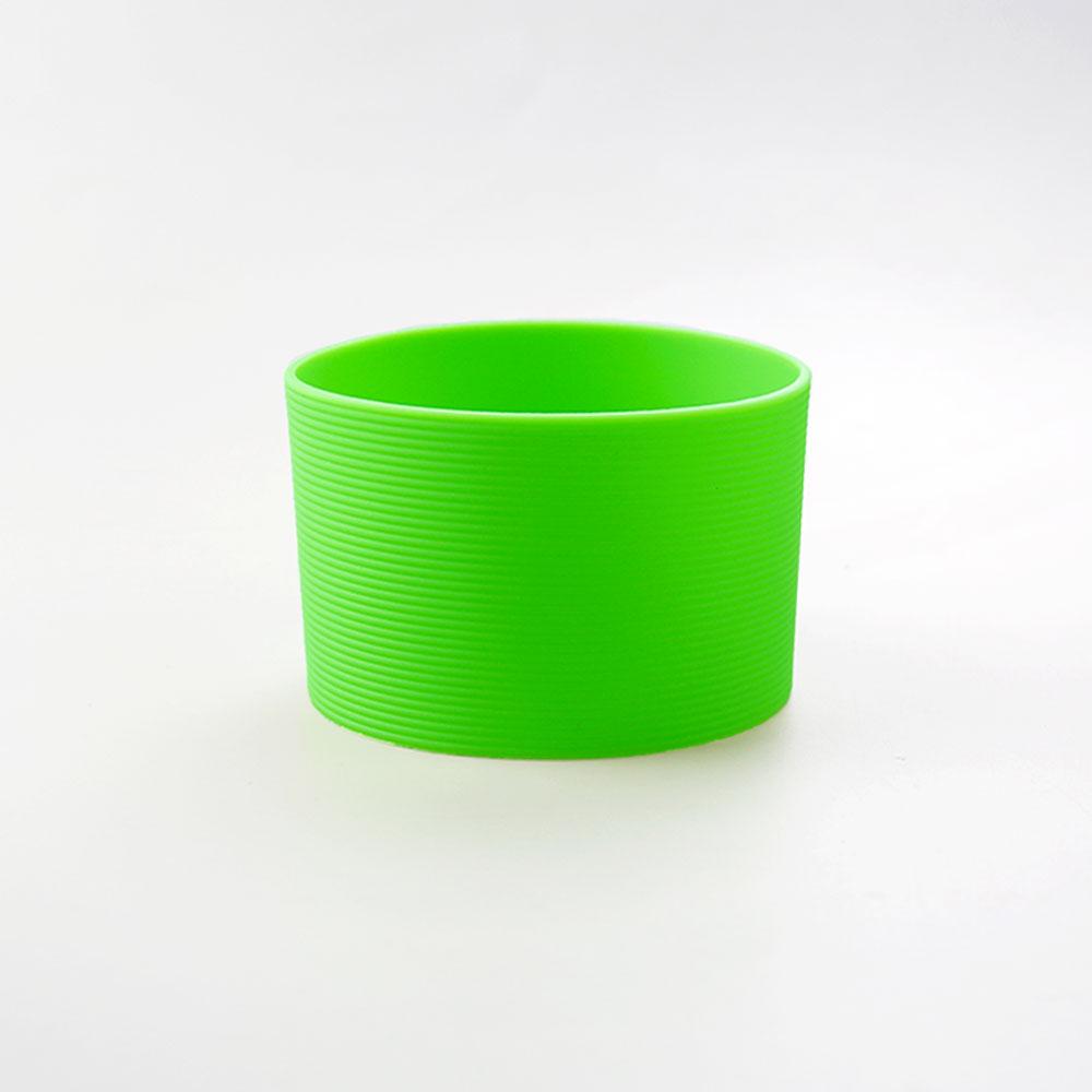 16 Colors 8.0CM Threaded Silicone Cup Cover 80MM Cup Sleeve Protective Cover Non-slip Heat Insulation Coffee Cup Cover
