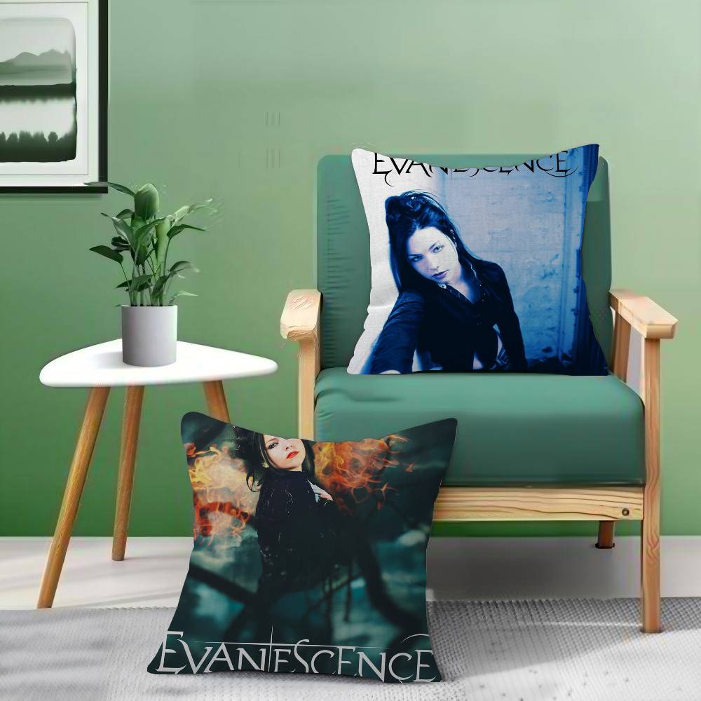 PC Evanescence Band Cushion Cover Car Throw Pillow Case For Sofa Car Christmas Gift