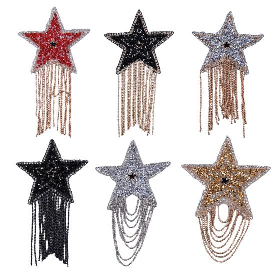 Exquisite Clothes Patch Rhinestone Inlaid Anti-fade Decorative