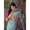 Soft Linen with Jequard Border Saree