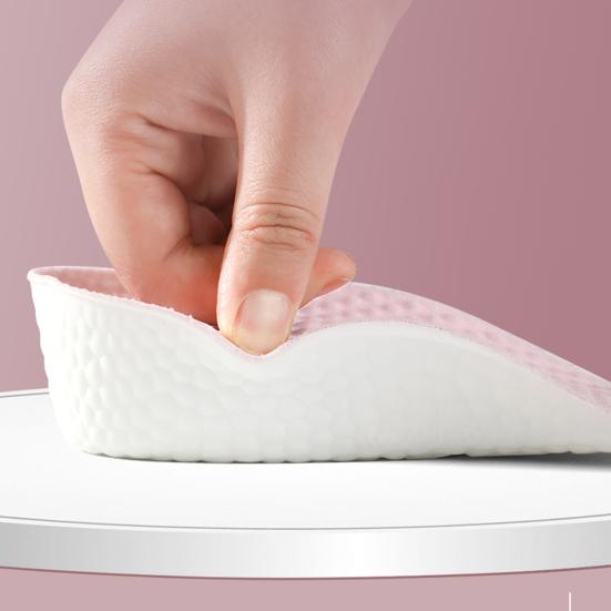 Inner Heightening Insole Anti-Odor Breathable Sweat-Absorbent Shoe Lifts Invisible Increase Height Insoles for Sneakers Canvas Shoes
