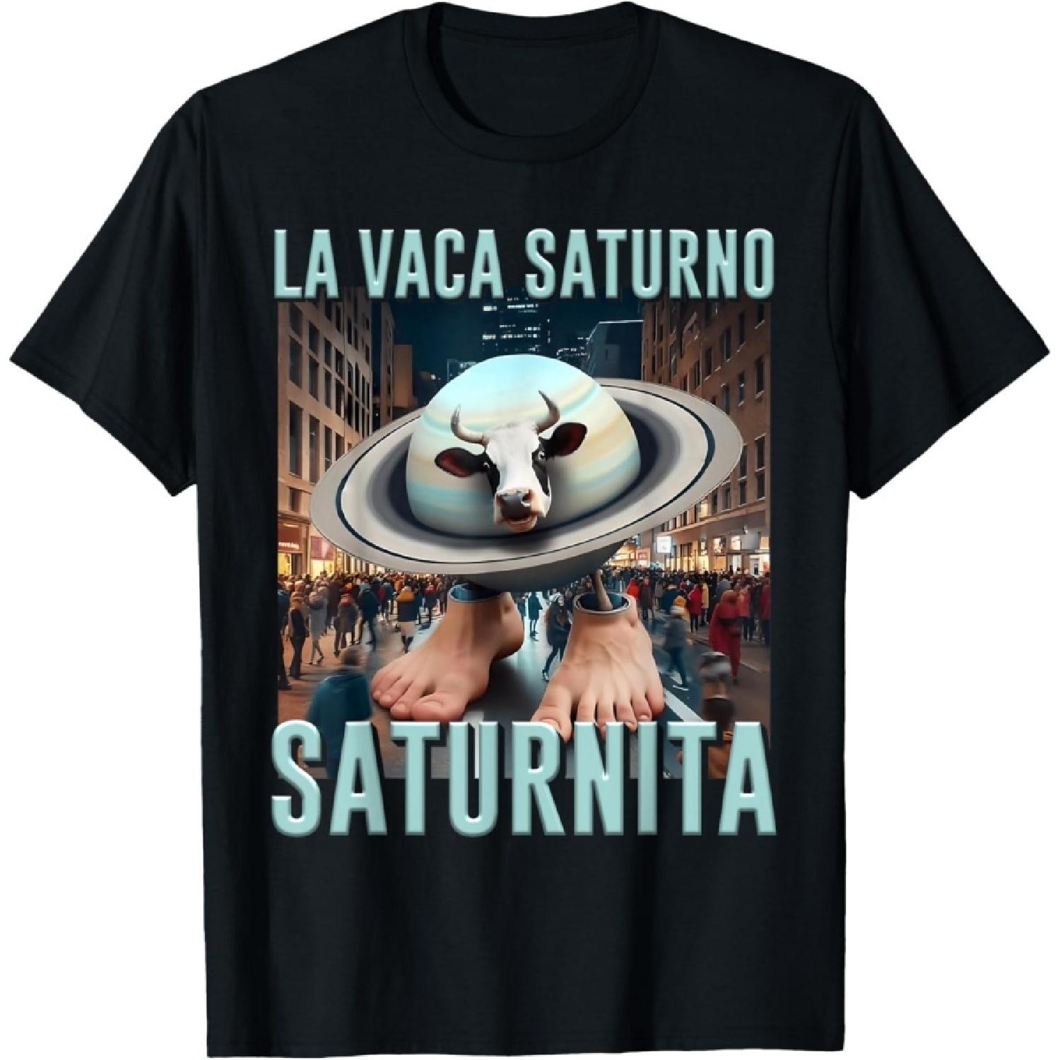 La Saturno Saturnita Italian Brainrot Trendy Monsters AI Kid T-Shirt S