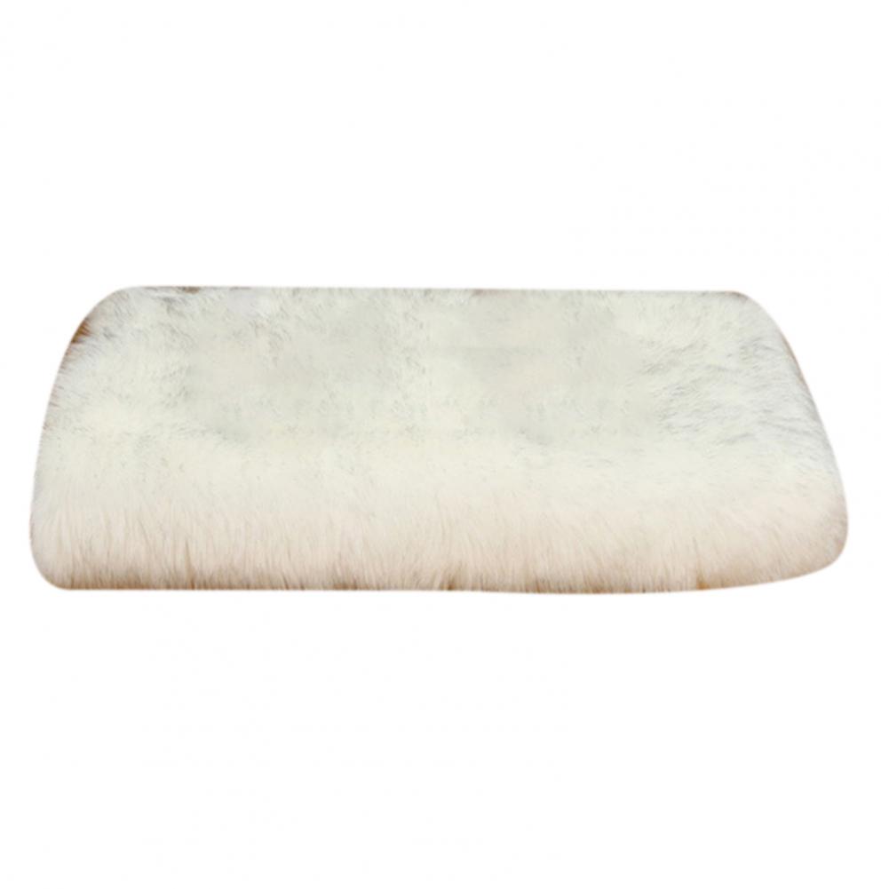 30/40/60cm Doormat Wide Application Polyester Faux Fur Sheepskin Simple Area Rug Halloween Welcome Resistant Carpet For Home