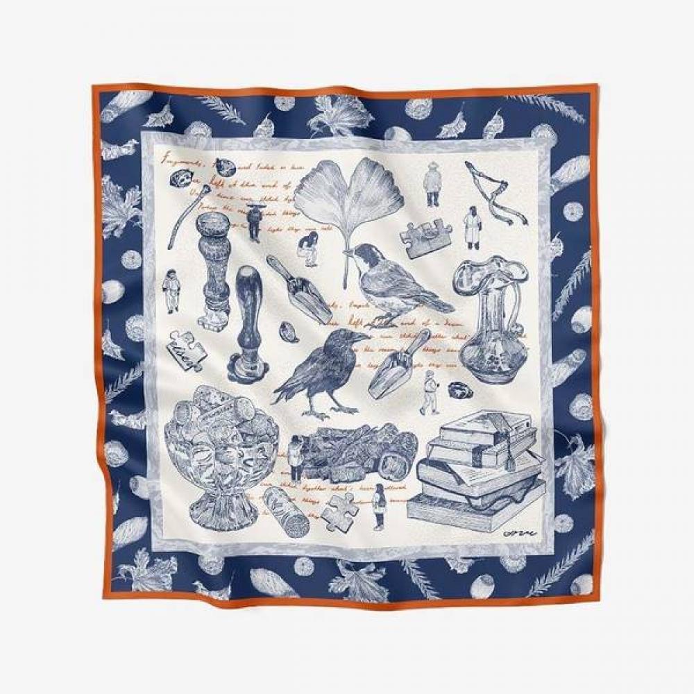Mercion The Trace Of Season Scarf Navy