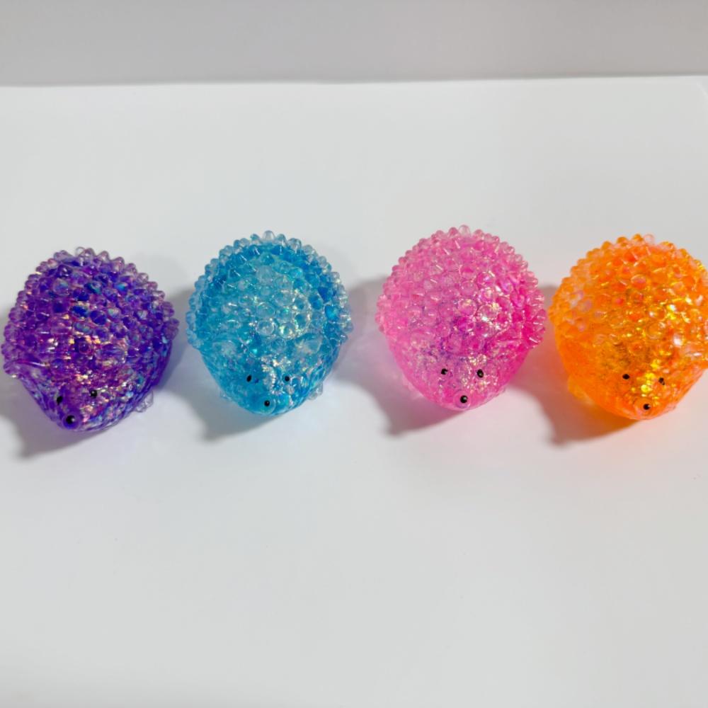 New Stress Relief Toy Blind Box Squishy Hedgehog Squeeze Toy Shining Desk Fidget Toy For Friend Christmas Party Gift