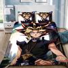 3D Print Yu-Gi-O Pharaoh Atem Exquisite Game Bedding Set Twin Queen King Full Size Duvet Cover Pillowcase Bed boys girls Adult