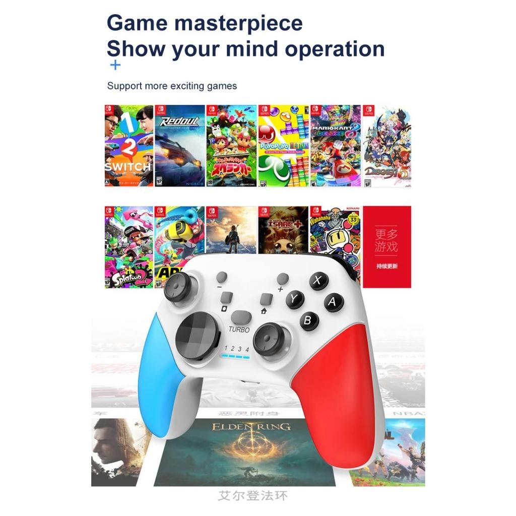 S01 Bluetooth-Compatible Game Controller Wireless Gamepad Met Motor 6-Axis Nintendo Switch Android Pc