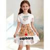Vestito per bambine Moda Capibara Vestiti per bambini Estate Vestiti per bambine Comodo