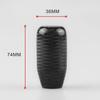 Szmsmy Universal Carbon Fiber Automotive Motorsport Fantasy Manual Stick Shift Gear Stick Shift Head Knob,