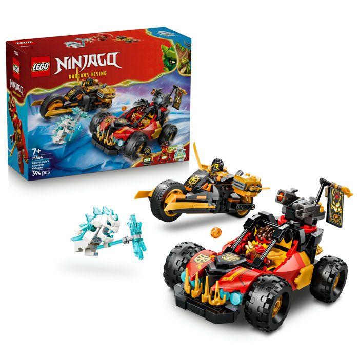 LEGO NINJAGO 71864 Kai and Cole's Combined Vehicles - Ninja Car Toy for 7 Year Olds