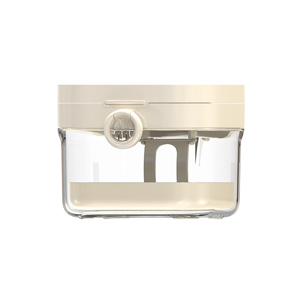 Multi Functional Denture Cleaning Box Portable Bathroom Washing Denture Cleaner Storage Box Denture Cleaning Soaking Box