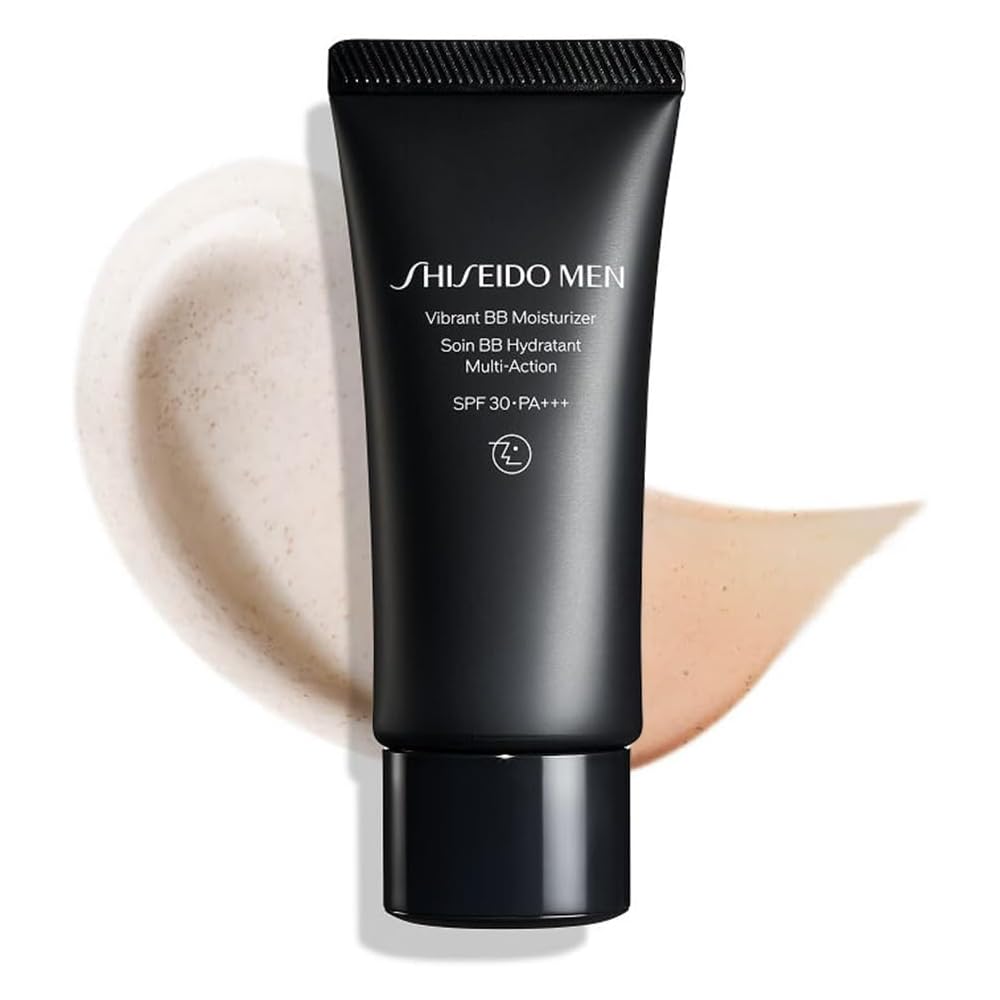 Shiseido Men Vibrant BB Moisturizer BB Cream for Men - Daytime Makeup Cream, 40g