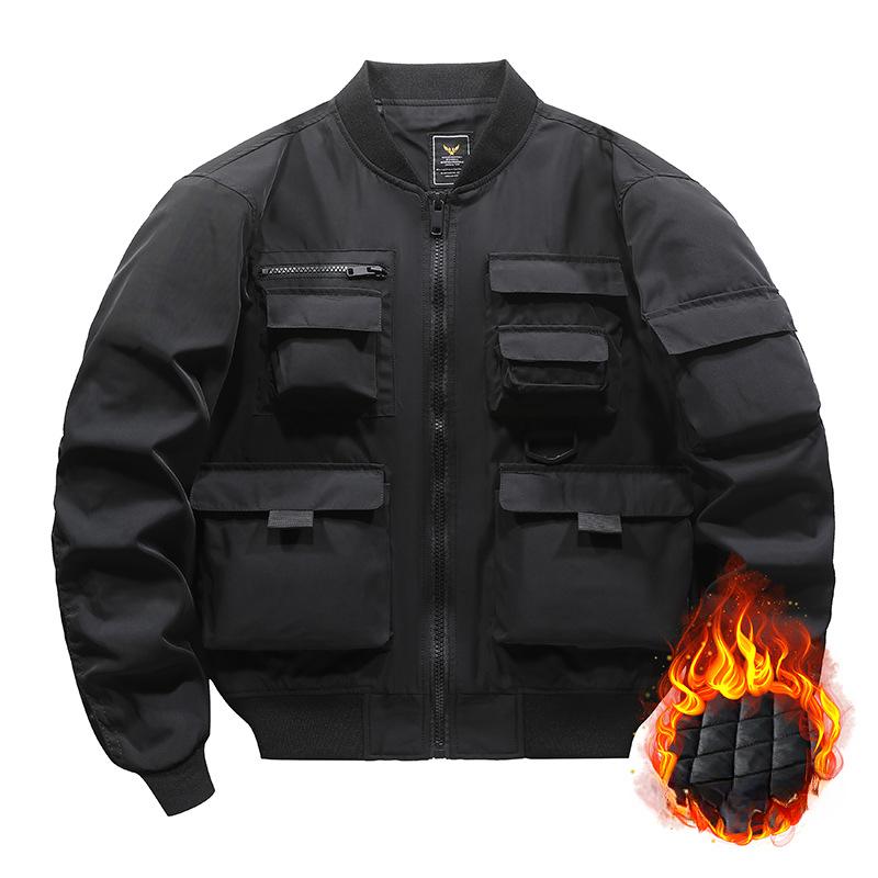 Куртка мужская американская винтажная бейсбольная куртка функциональная куртка Charge — фото 6