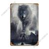 Fenrir The Norse Wolf Metal Sign Poster Wall Decor Party Create Rusty Club Tin Sign Poster