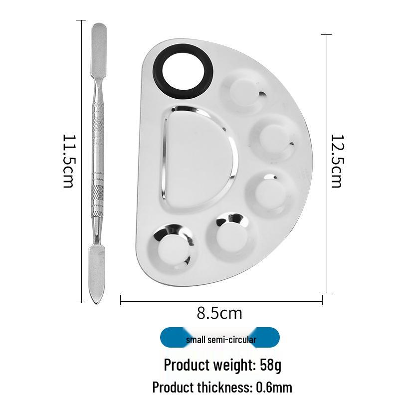 Stainless Steel Nail Art Palette Paint Tray
