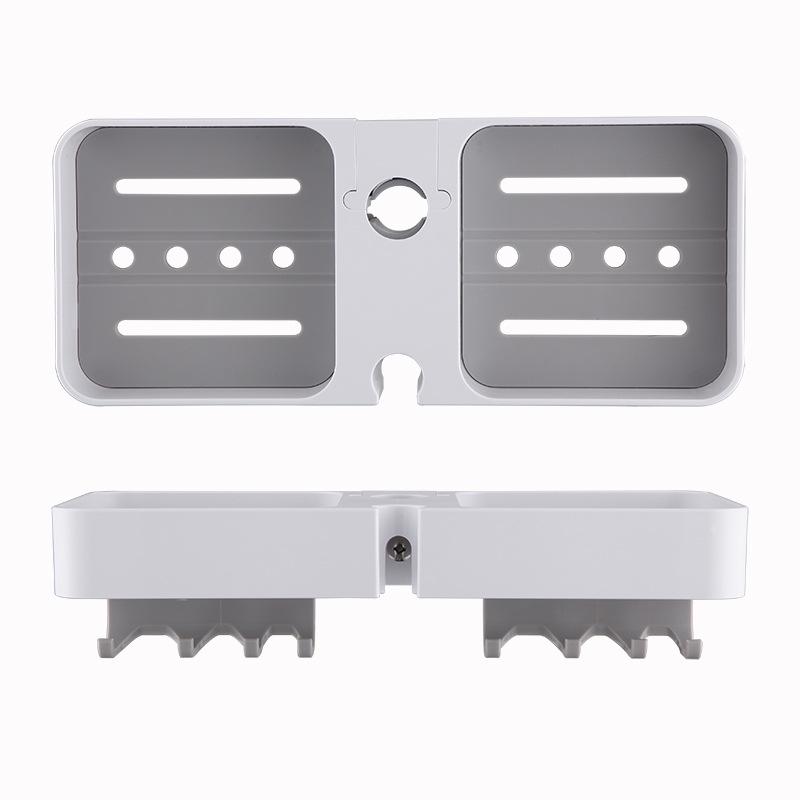 Teleskopisches Badezimmer-Aufbewahrungsregal mit bohrfreier Dusche und Seifenablage - 25. Jubiläumsausgabe