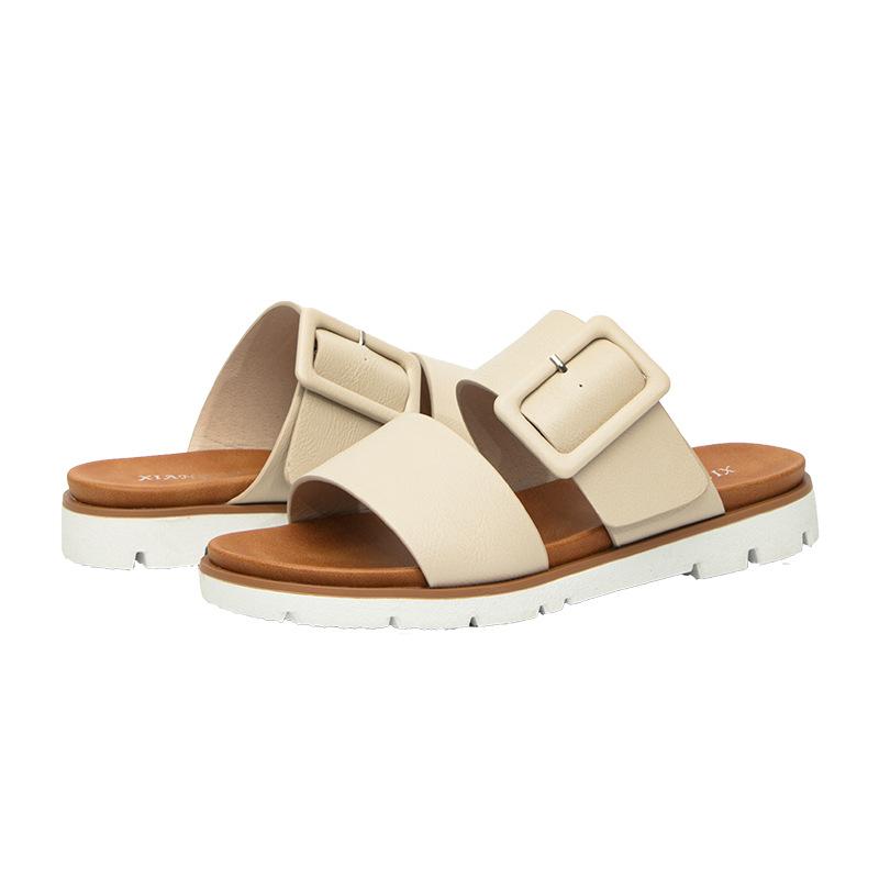 

Slippers women s summer wear platform sandals New fashion casual non-slip sandals 36
