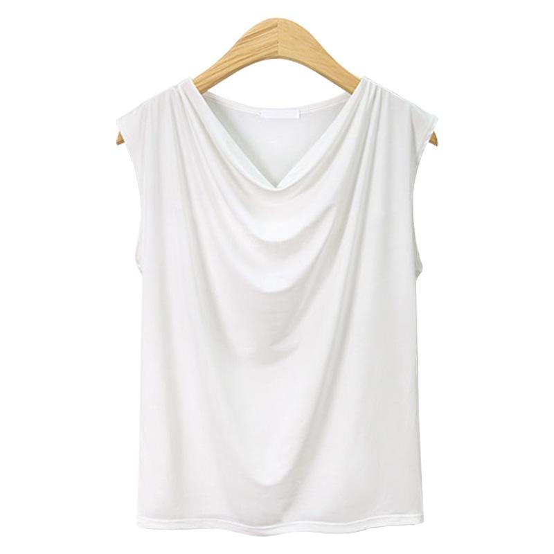 Women's Plus Size V-Neck Short Sleeve Loose Fit Solid Color Summer T-Shirt