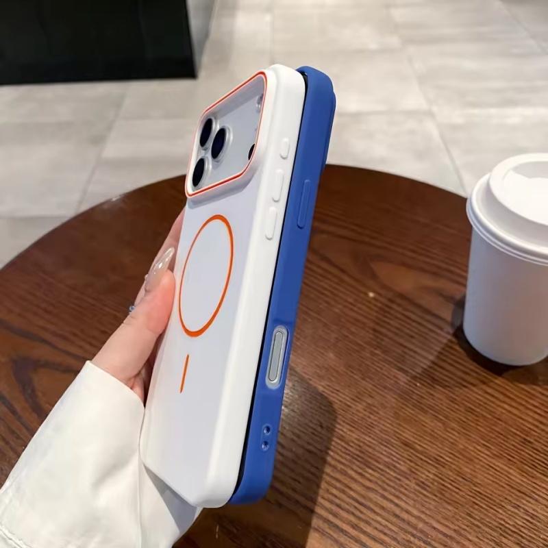 Husa Simplă Ultra-subțire Pentru Telefon Magnetic Pentru iPhone 11 12 13 14 15 16 17 Pro Max 17 Air Încărcare Wireless Husă Moale Mată Pentru Telefon