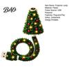 Holiday Party Decor Christmas Tree Projection Light, USB Plug-and-Play LED Projector with 6 Festive Indoor Light Scenes, Flexible Gooseneck