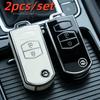 2pcs/lot Car Key Case Covers For Mazda Demio 2 3 5 6 M3 M5 M6 CX-5 CX7 CX9 RX8 MX5 MPV Key FOB Covers