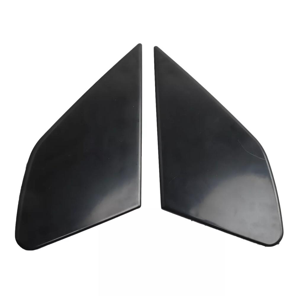 Left & Right Front Door Garnish Window Glass Plate Trim Cap For Honda Fit 2009-2