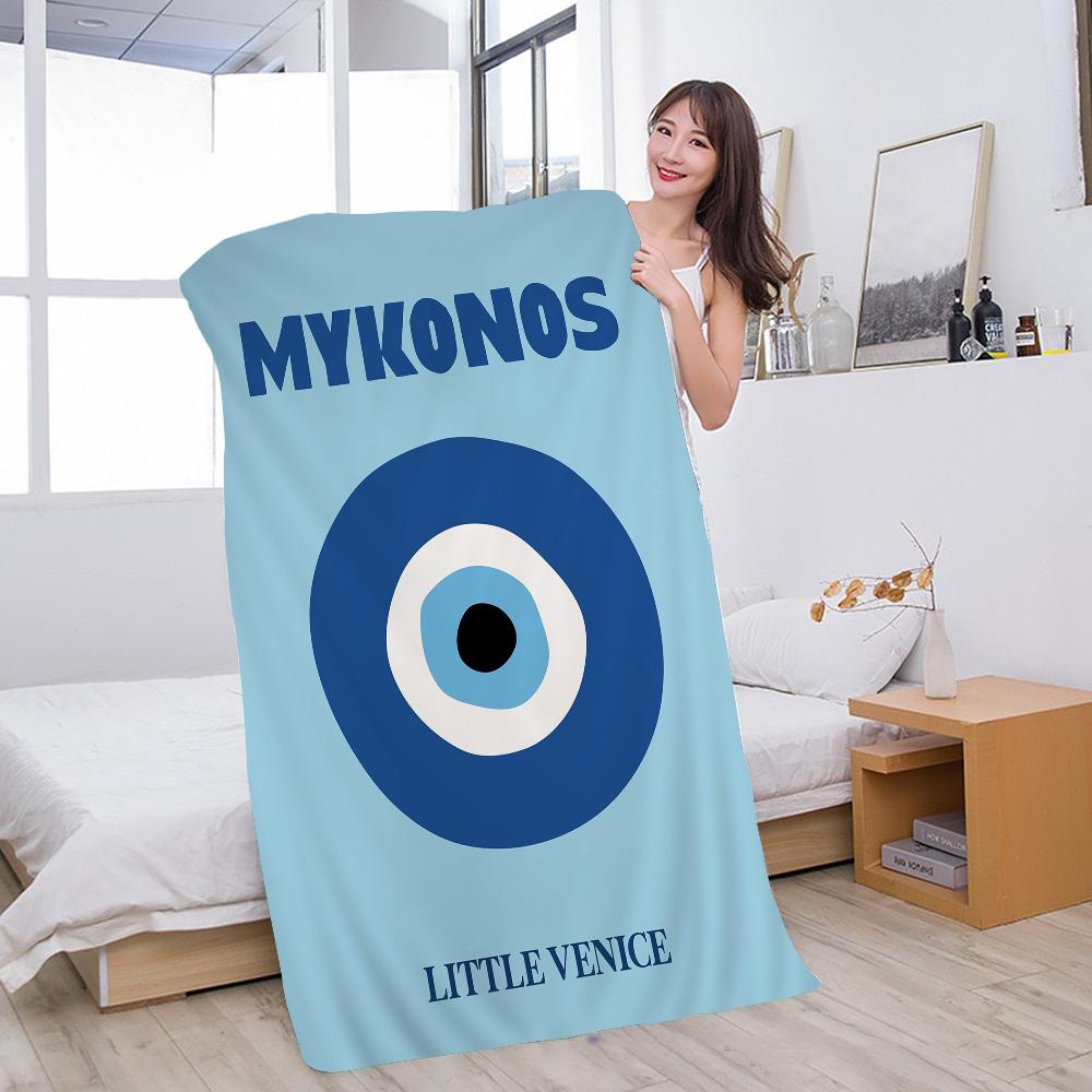 

Abstract Eye Shapes Hand Moon Quotes Big Microfiber Beach Towels Towel Sand Beach Towels Pool Towel for Travel Swim Pool Yoga W40*H60(CM)