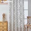 1PC NAPEARL 10% Blackout Fashion Versatile Tulle Personalized Floral Jacquard Sheer Curtain for Kitchen Living Room Bedroom Window Home Decor