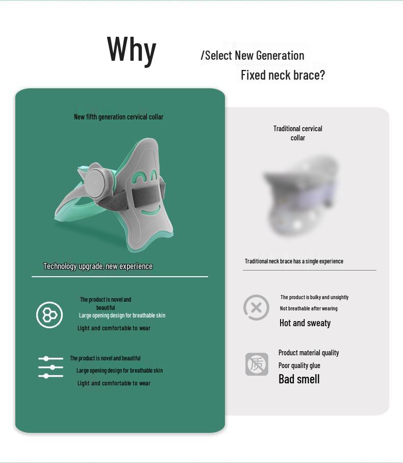 Neck Support & Cervical Traction Corrector for Home & Office