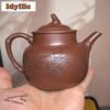 230ml Vintage Yixing Purple Clay Teapots Handmade Bamboo Pot Raw Ore Dragon's Blood Sand Mud Kettle With Infuser Zisha Tea Set