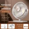 Compact USB Rechargeable Outdoor Desk Fan with Strong Wind Power