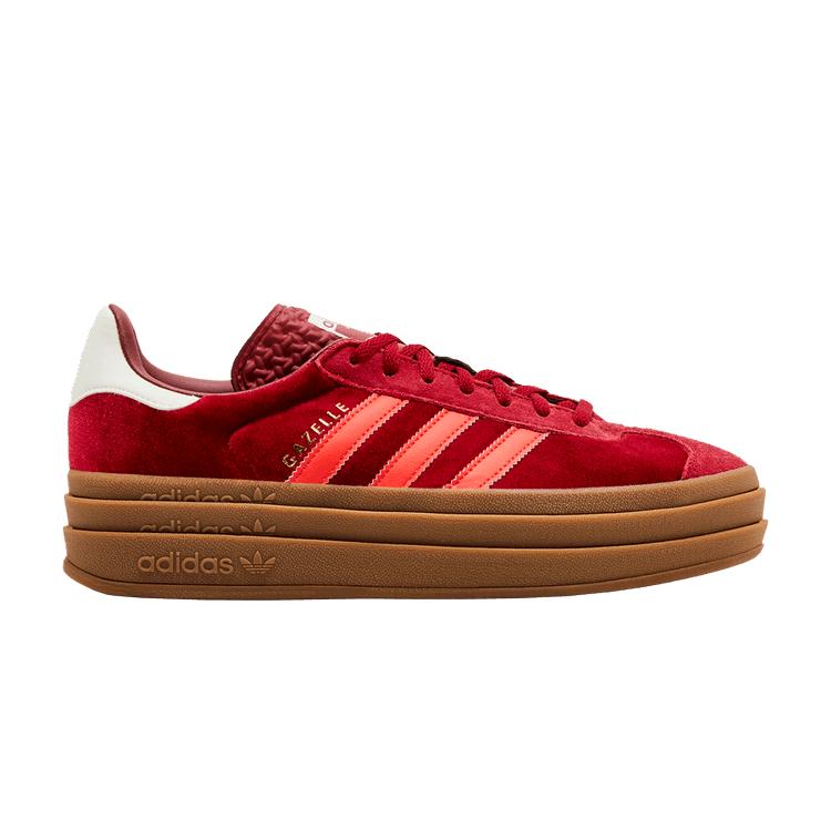 adidas Gazelle Bold Ярко-красный Вельвет (Женский) 39