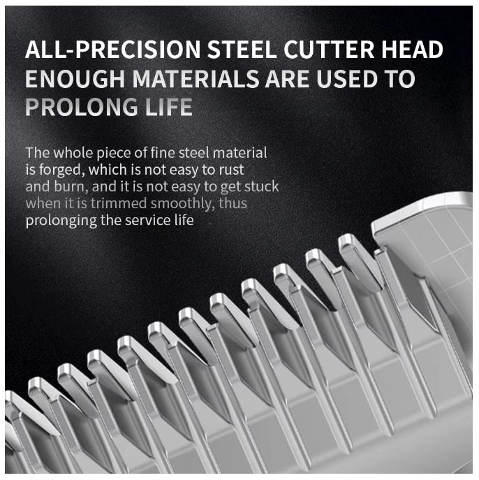 Professional Dog Hair Clipper All Metal Rechargeable Pet Trimmer Cat Shaver Cutting Machine Pets Low Noice Grooming Haircut