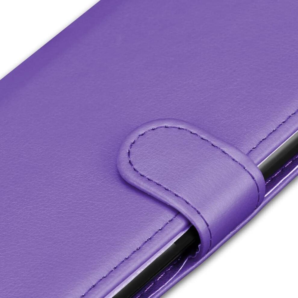(Purple) Samsung Galaxy A03 Case Leather Wallet Phone Cover