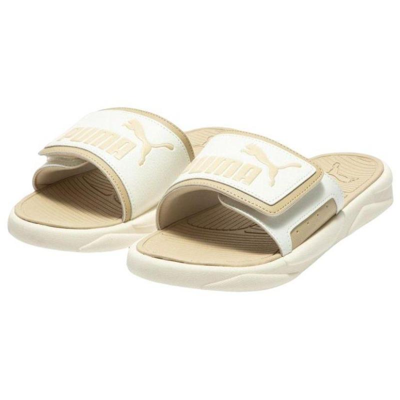 PUMA Royalcat Unisex Slide Sandals Off White Anti Slip Wear Resistant 372280-23