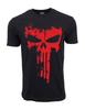 MARVEL THE PUNISHER MĘSKA DUŻA CZERWONE LOGO GRAFICZNY Unisex Koszulka