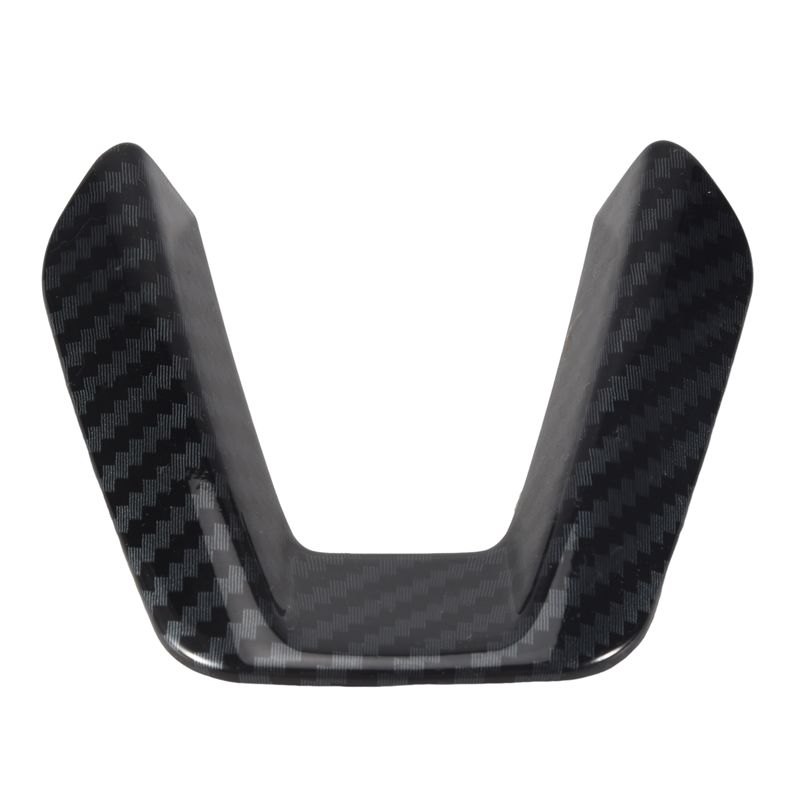Highly Recommended Sport Carbon Fiber Print Interior Steering Wheel Trim For Mazda 3 6 CX-3 CX-5 CX-9 (Carbon Fiber) carbon fiber