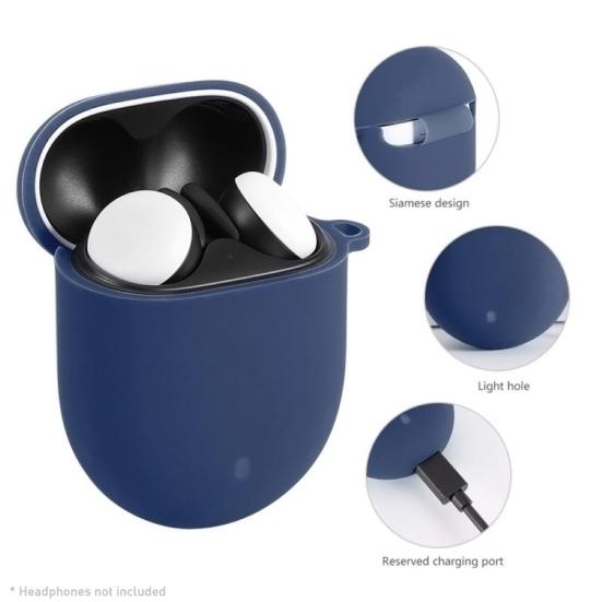 Shockproof Wireless Bluetooth-compatible Earphones Protective Case for Google Pixel Buds 2