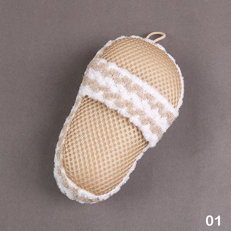 Small Slipper Bath For Spa Exfoliating Shower Brush Body Cleaning Scrub Mitt Rub Dead Skin Shower Towel Foam Body Massage